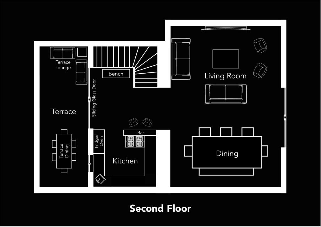 Půdorys ubytování Vienna Penthouse 2