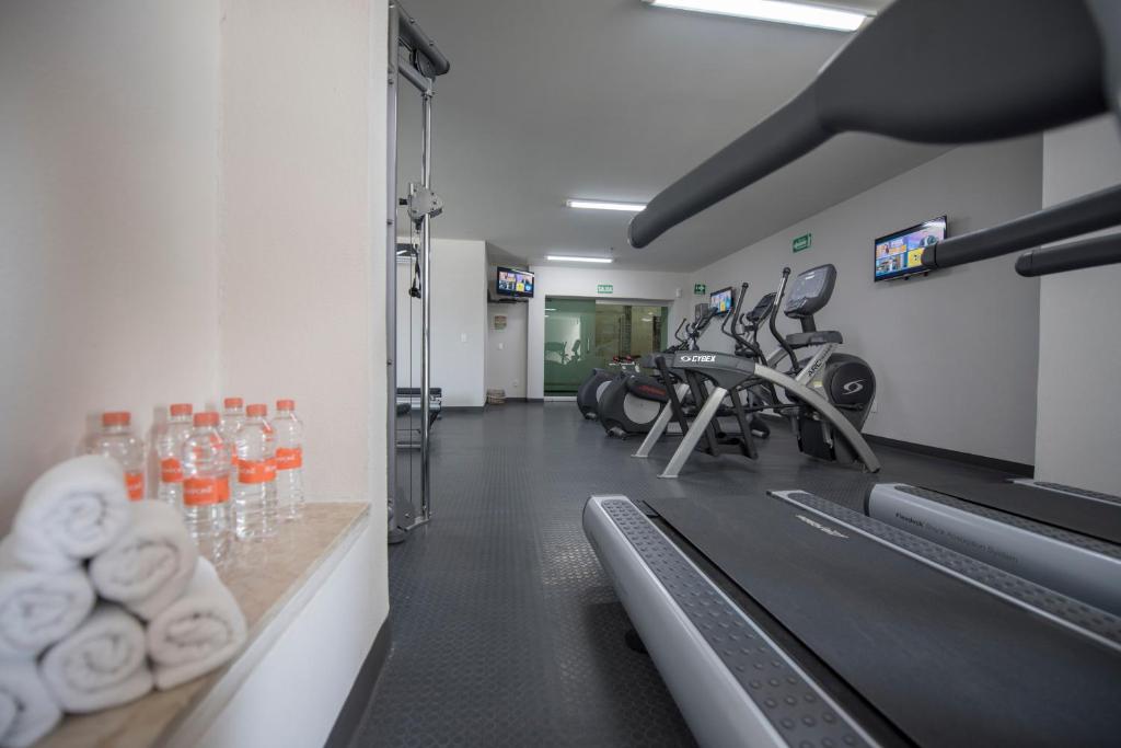 Fitness centrum a/nebo fitness zařízení v ubytování Victoria Ejecutivo
