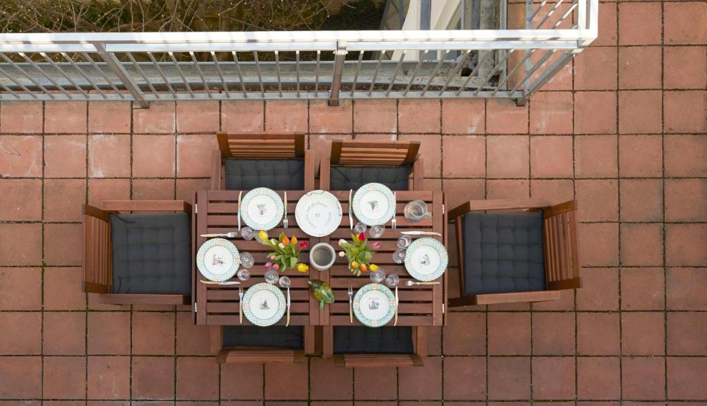 Posezení v ubytování Vienna Penthouse 2