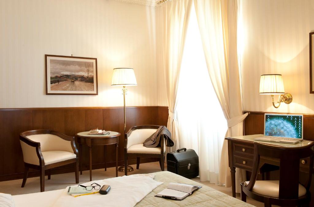Posezení v ubytování Grand Hotel Bastiani