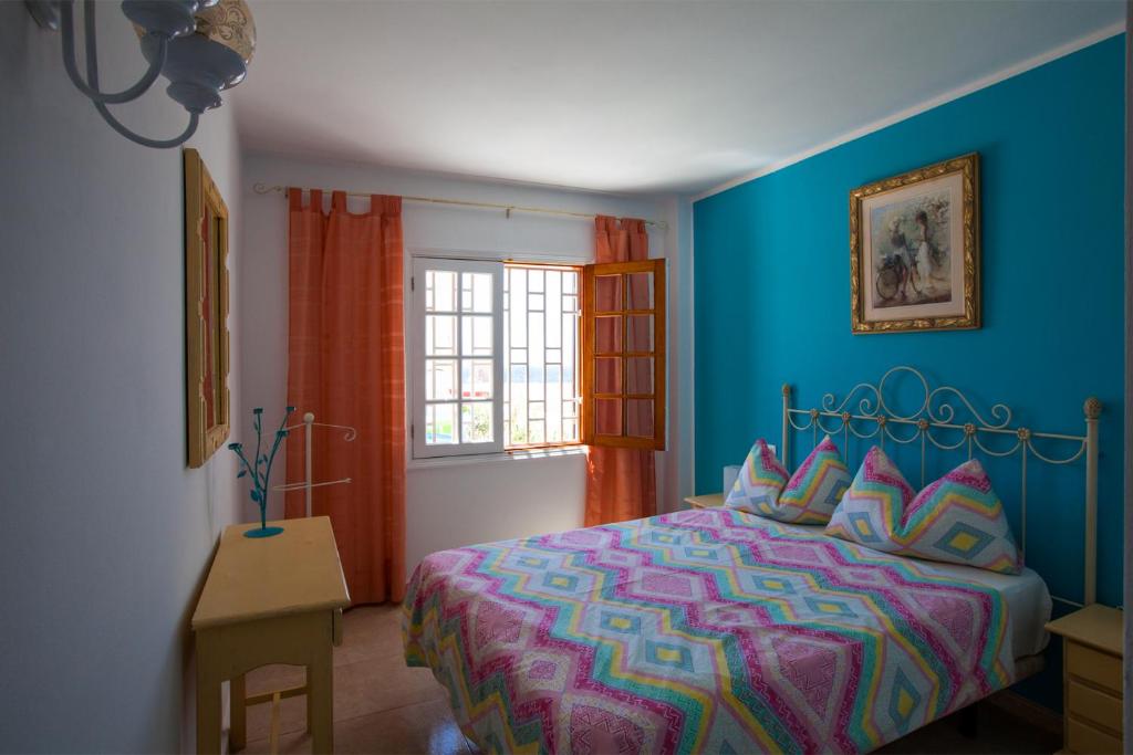 Postel nebo postele na pokoji v ubytování Apartamento Marina