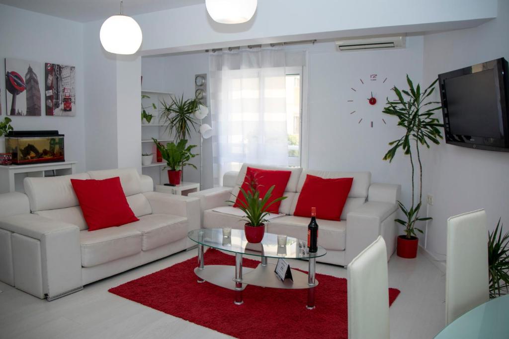 Posedenie v ubytovaní Apartamento E&R Málaga Centro- Parking gratis