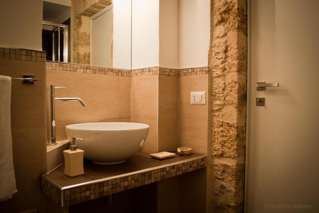 Koupelna v ubytování Affittacamere B&B Carella