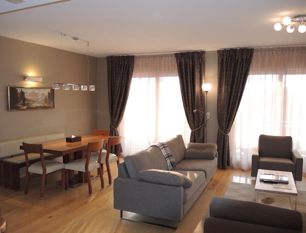 Posezení v ubytování Résidence RoyAlp - Appartement 22A