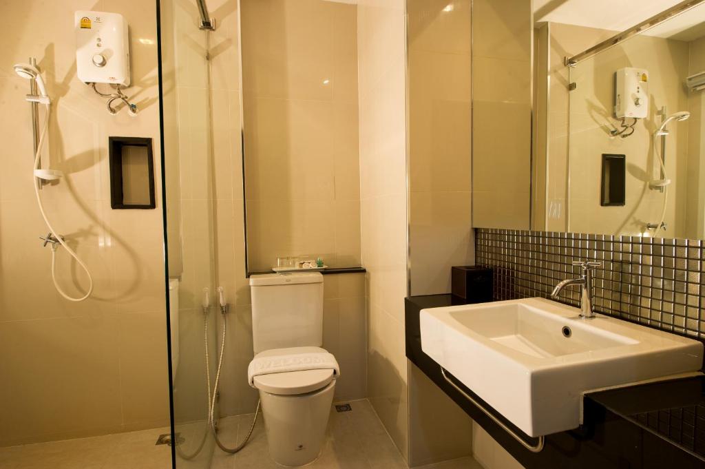 Koupelna v ubytování Inn Residence Serviced Suites - SHA Extra Plus