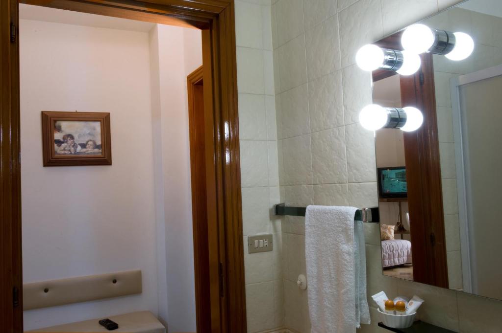 Koupelna v ubytování B&B Nova Siri
