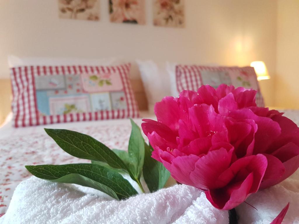 Postel nebo postele na pokoji v ubytování Apartment Eden Bled