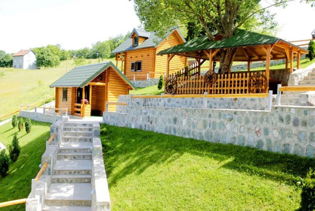Zahrada ubytování Motel Krstac