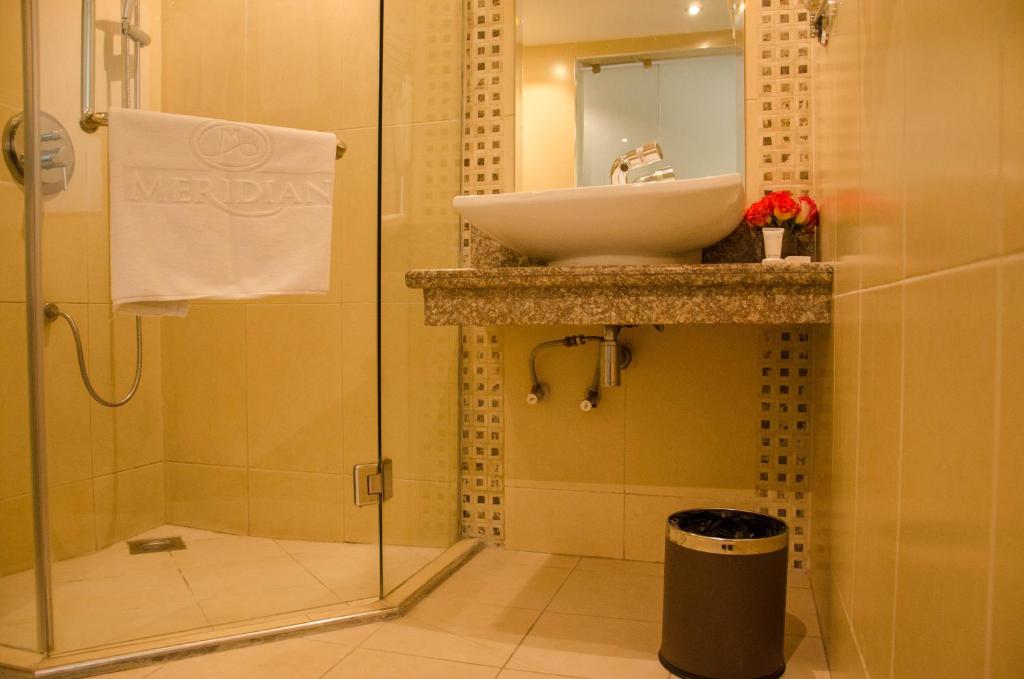 Koupelna v ubytování Best Western Plus Meridian Hotel