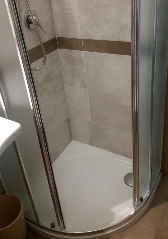 Koupelna v ubytování Hotel Caravelle