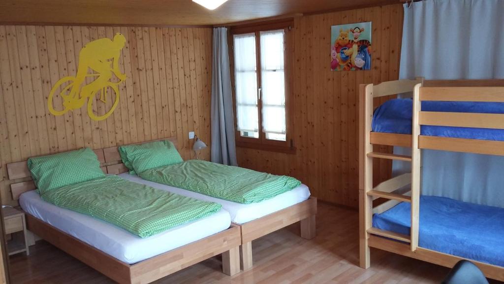 Voodi või voodid majutusasutuse Gasthof Krone toas