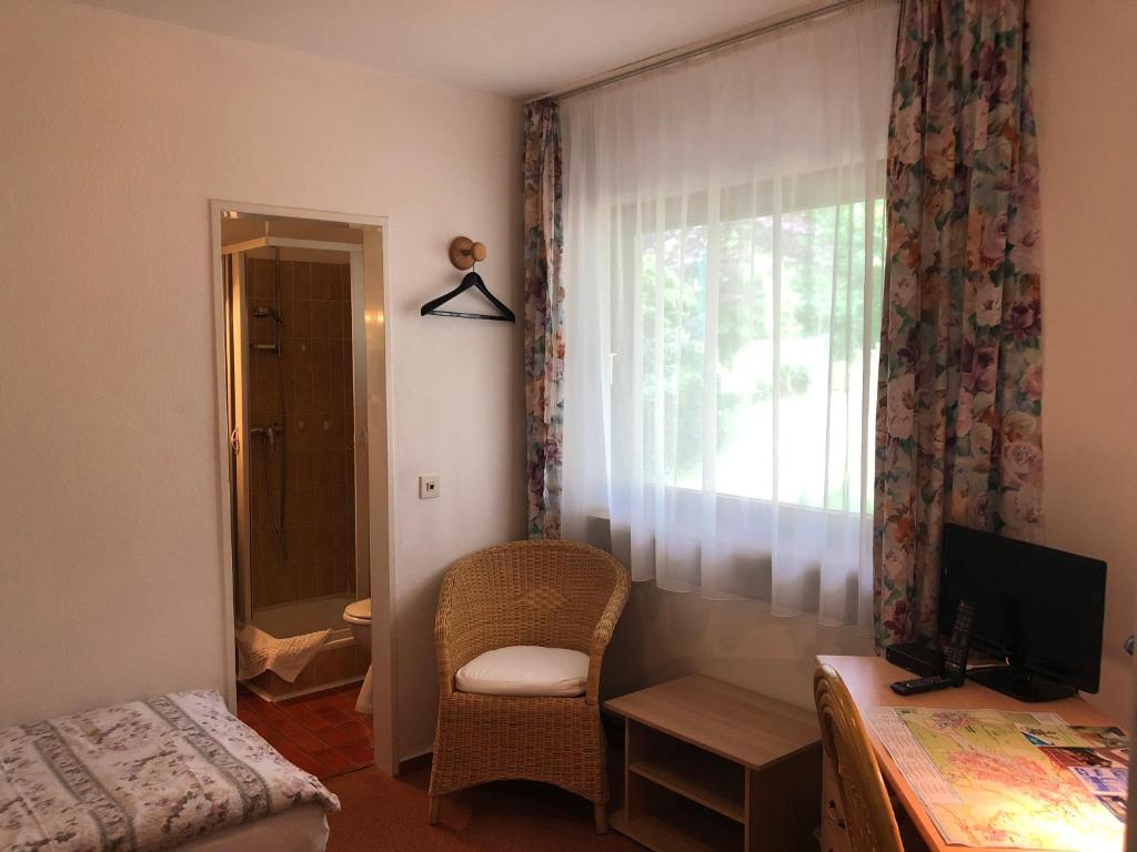 TV a/nebo společenská místnost v ubytování Hotel Del Sol