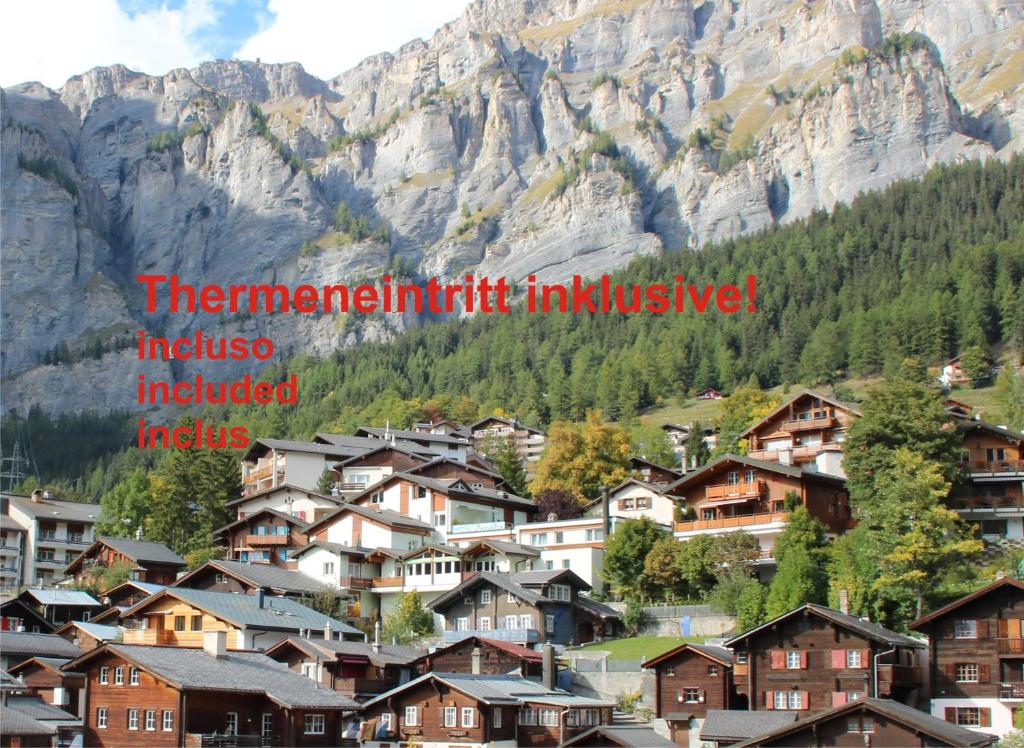 Hotel Paradis-Leukerbad-Therme - Resim 1