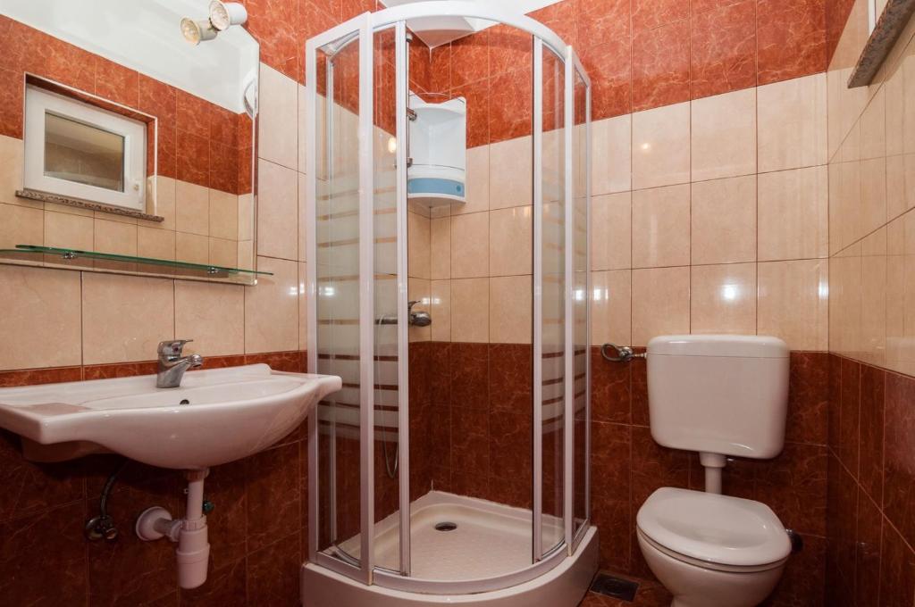 Koupelna v ubytování Apartments Cvita Ugljan