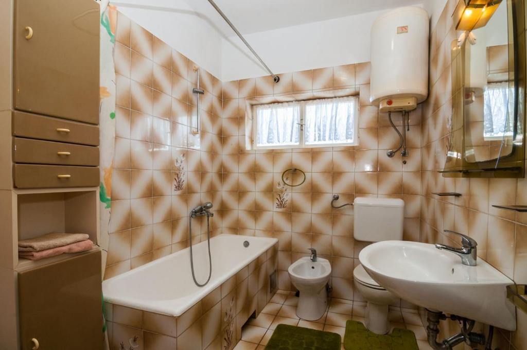 Koupelna v ubytování Apartments Cvita Ugljan
