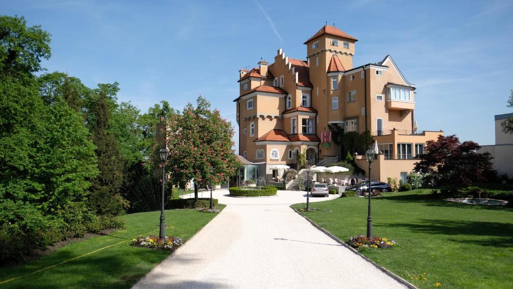 Zahrada ubytování Hotel Schloss Mönchstein