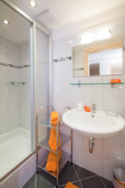 Kúpeľňa v ubytovaní Apart Hofer