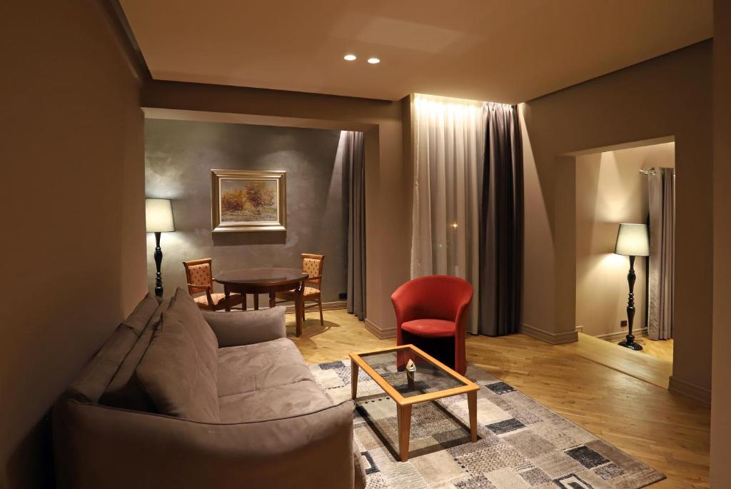 Et sittehjørne på Mondial Hotel