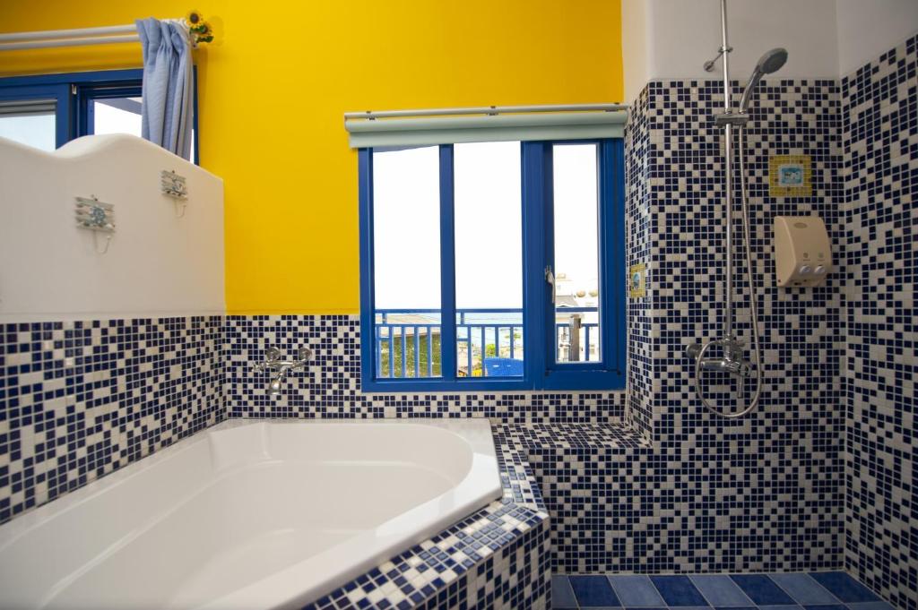 Koupelna v ubytování Haisu Homestay