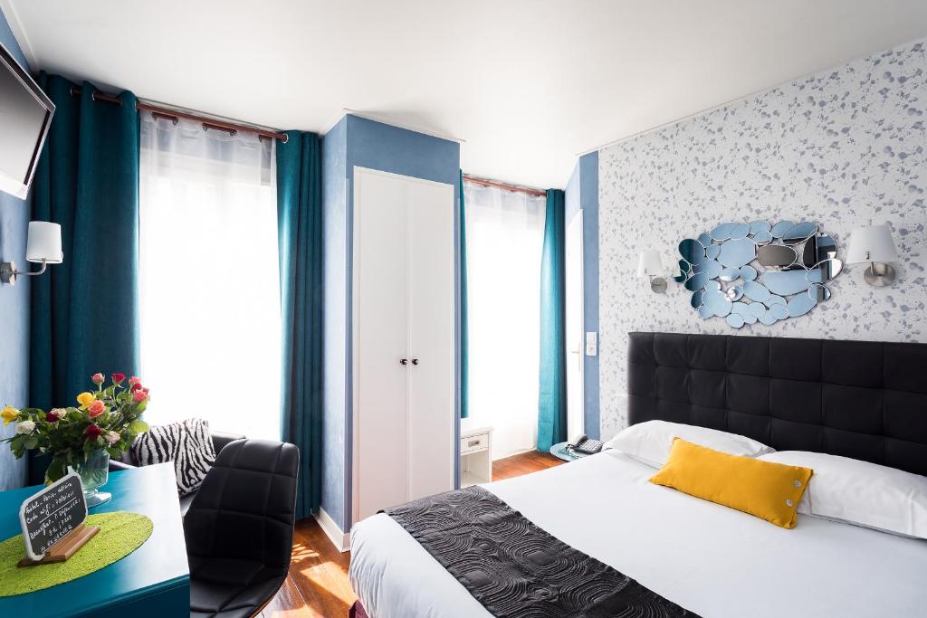 Hôtel Paris Voltaire - Resim 6