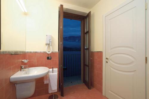 Koupelna v ubytování Hotel Bellavista