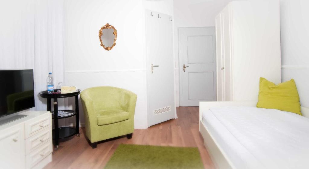 Postel nebo postele na pokoji v ubytování Pension Villa Nordland