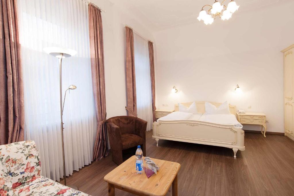 Postel nebo postele na pokoji v ubytování Pension Villa Nordland