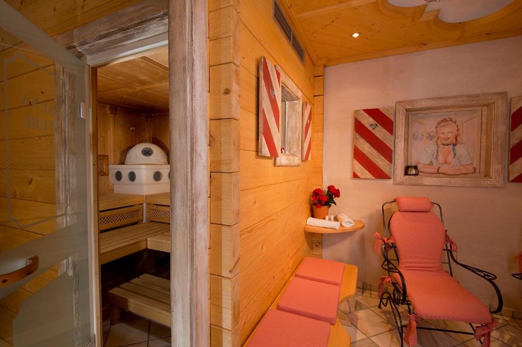 Posezení v ubytování Hotel Garni Haus Tyrol