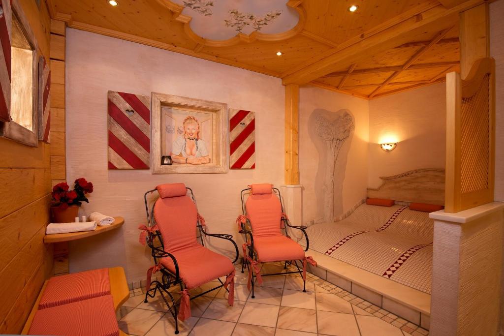 Posezení v ubytování Hotel Garni Haus Tyrol