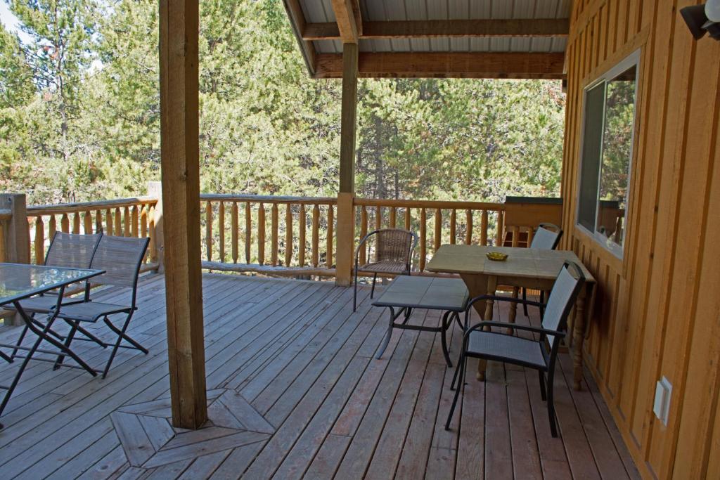 Balkón nebo terasa v ubytování DiamondStone Guest Lodges