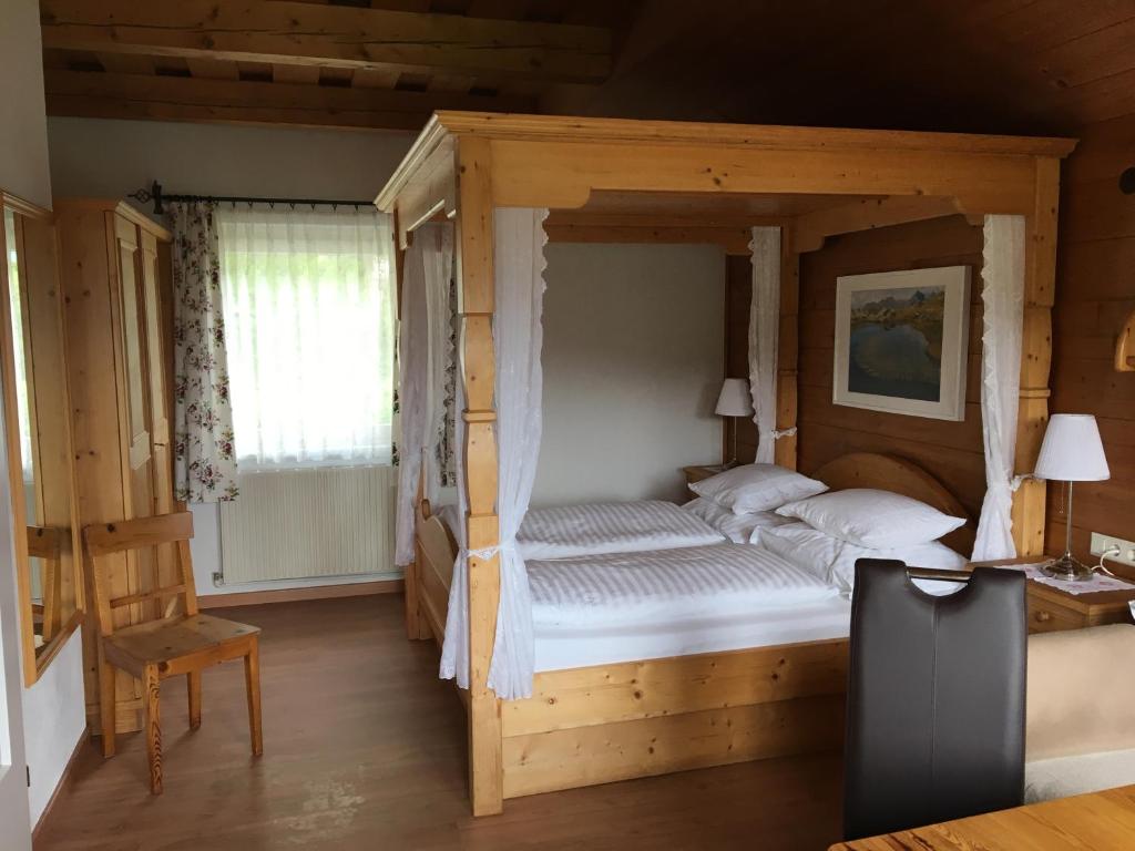 Postel nebo postele na pokoji v ubytování Haus Werner