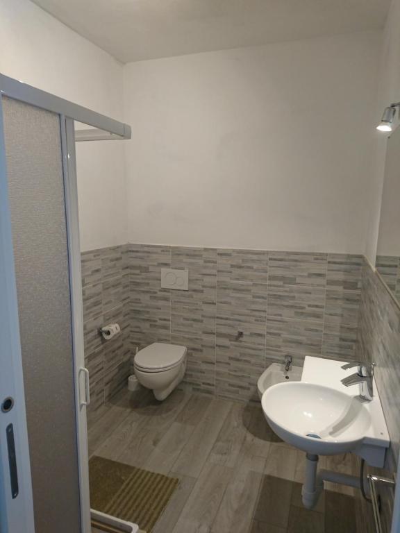 Koupelna v ubytování Residence Melograno