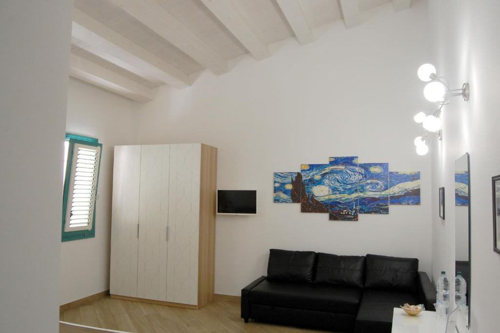 Posezení v ubytování B&B Mormina