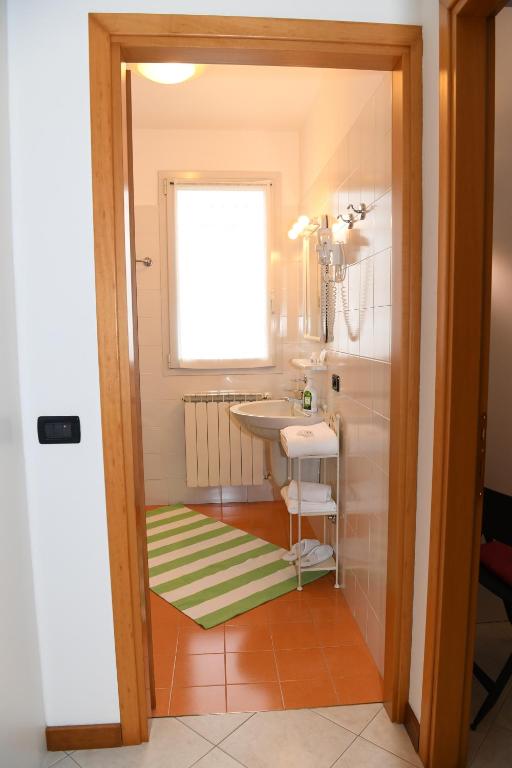 Koupelna v ubytování Casa di Clara