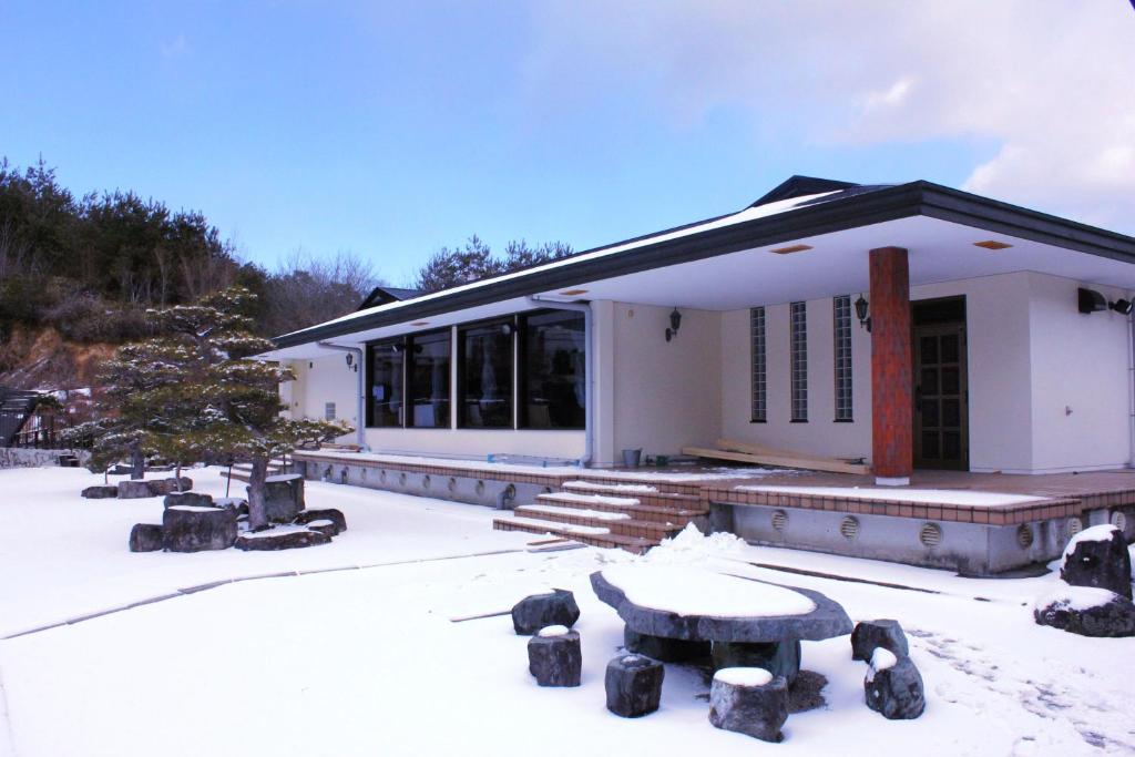 NARA japanese garden villa v zimě