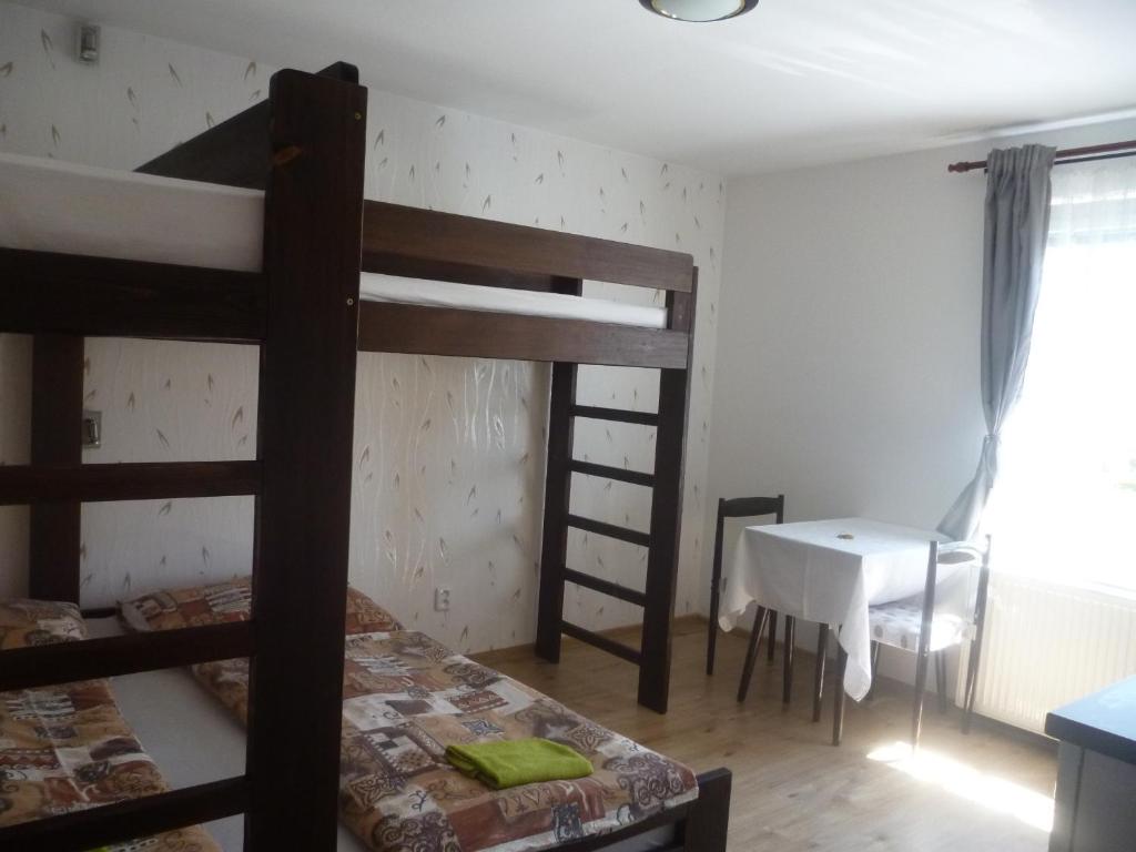Postel nebo postele na pokoji v ubytování Pension Pugner