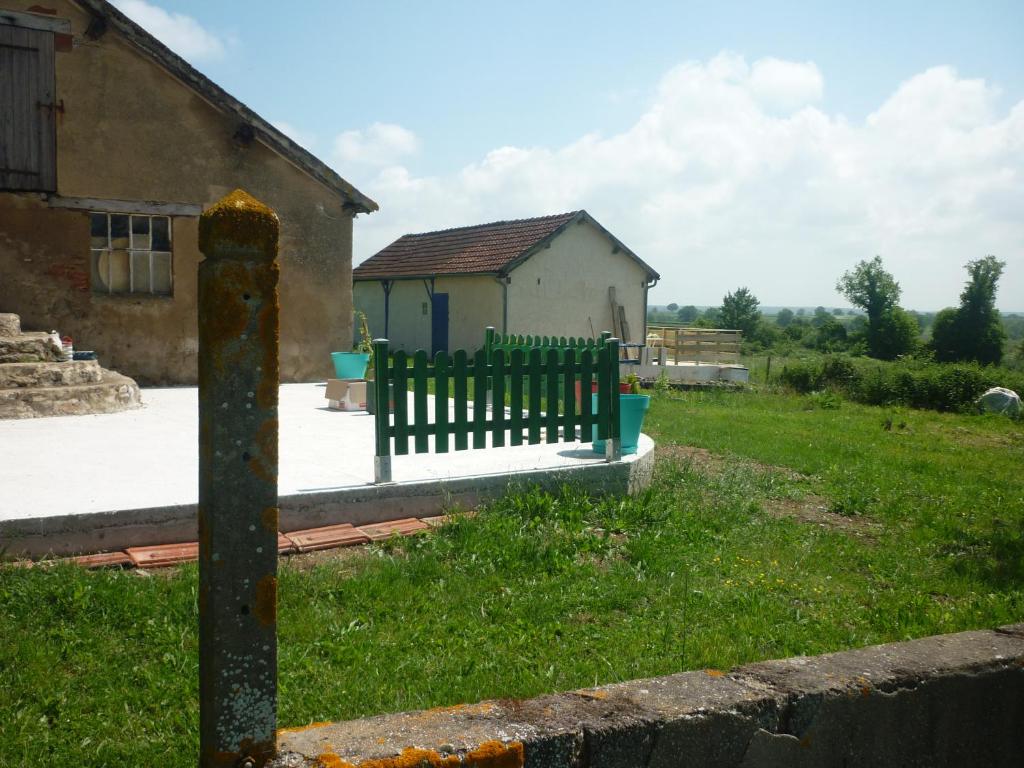 Zahrada ubytování B&B Chambre Chante Cristal