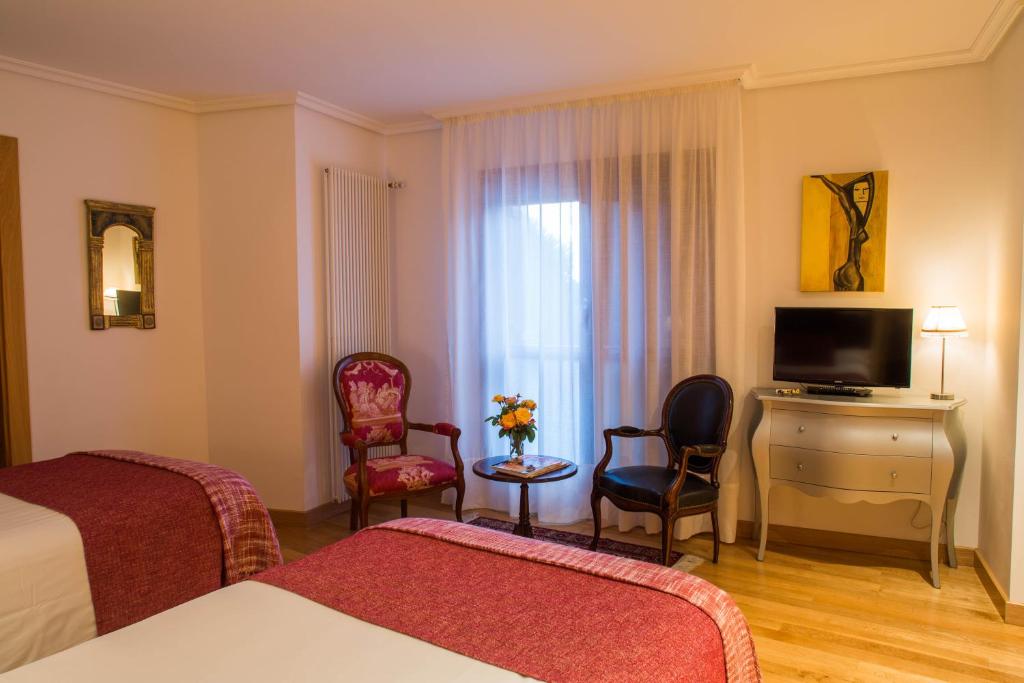 Postel nebo postele na pokoji v ubytování Casa de la Cadena