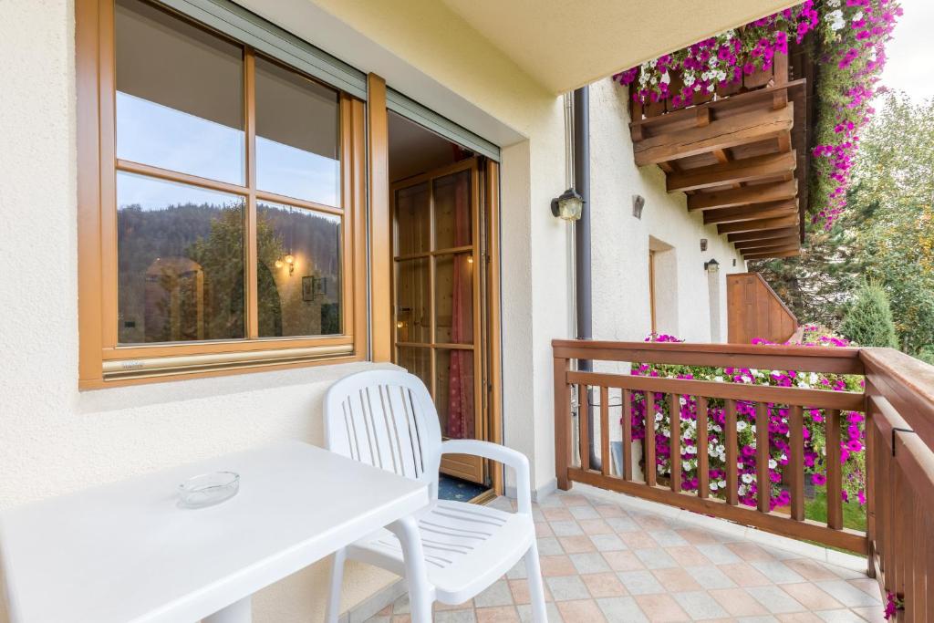 Balkon lub taras w obiekcie Gasthof Gasserhof
