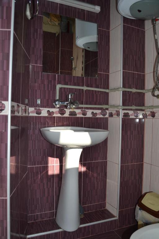 Koupelna v ubytování Hostel Valentin