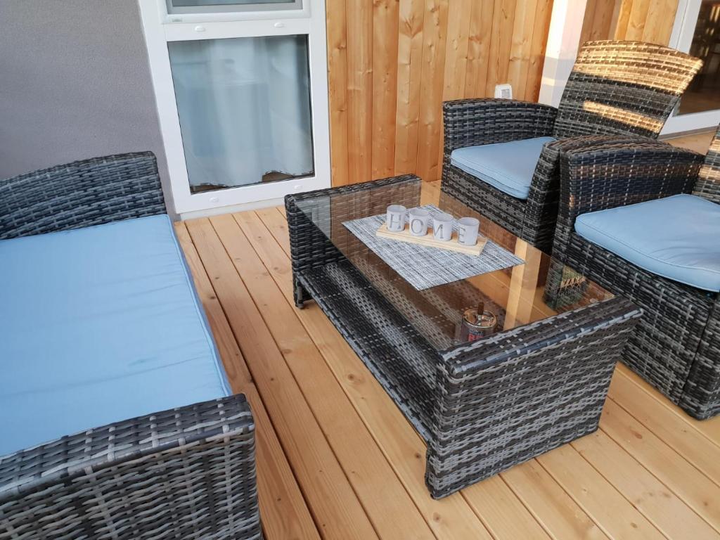 Posezení v ubytování Seahorse Mobile Home, Soline Biograd