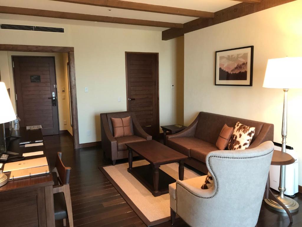 Posezení v ubytování Lotte Arai Resort