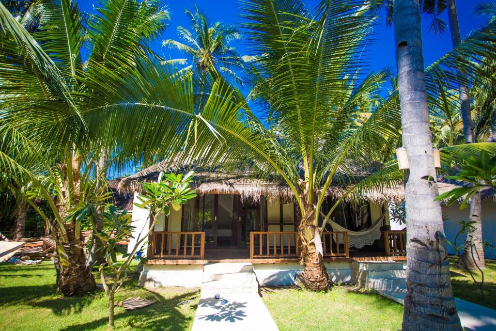 Zahrada ubytování Island View Bar & Bungalow