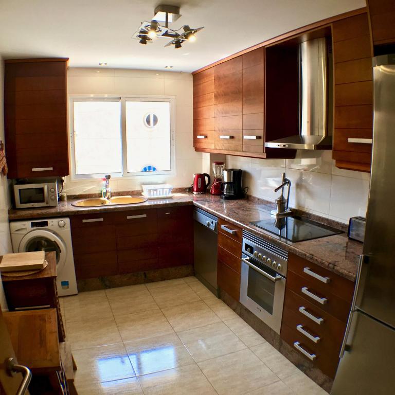 Kuchyň nebo kuchyňský kout v ubytování Residencia La Mina - Albir