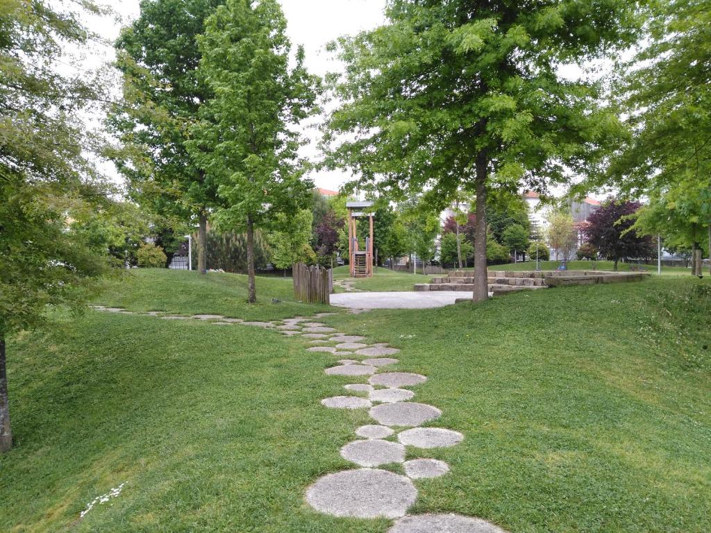 Zahrada ubytování Covelo Park Apartment