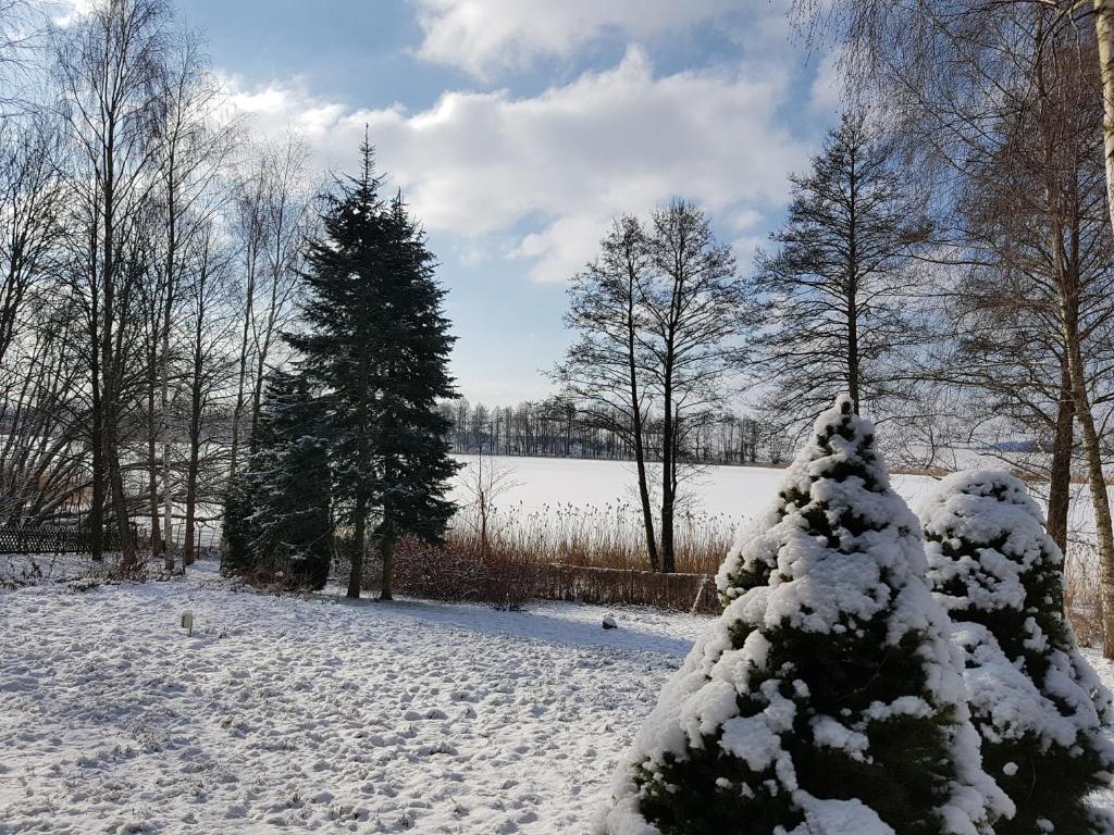 Siedlisko Ostropest Karbowskie 9a v zime