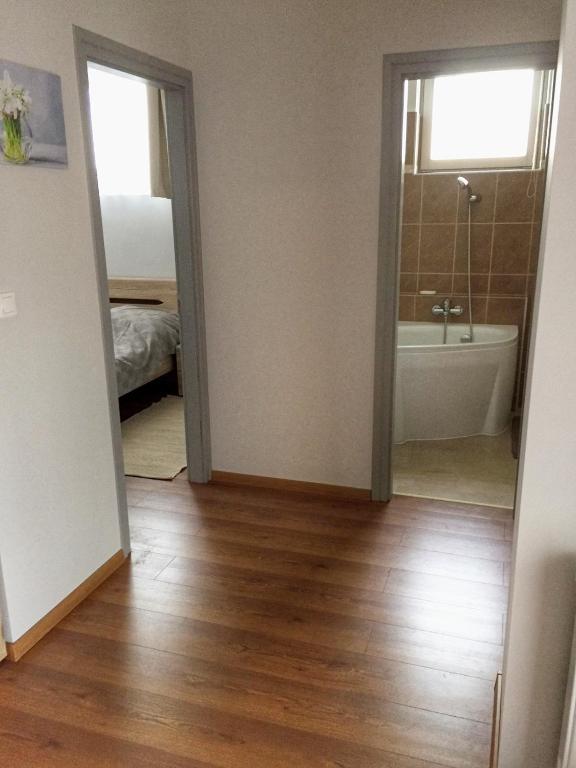 Koupelna v ubytování Gardenia Apartman