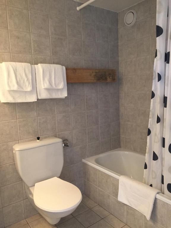Koupelna v ubytování Hotel Zodiaque