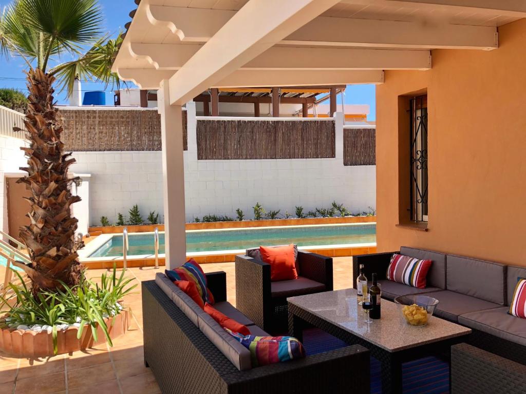 Balkón nebo terasa v ubytování Smart Villa Cabo de Palos