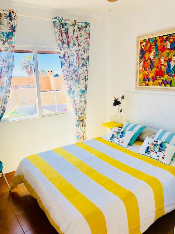 Postel nebo postele na pokoji v ubytování Smart Villa Cabo de Palos